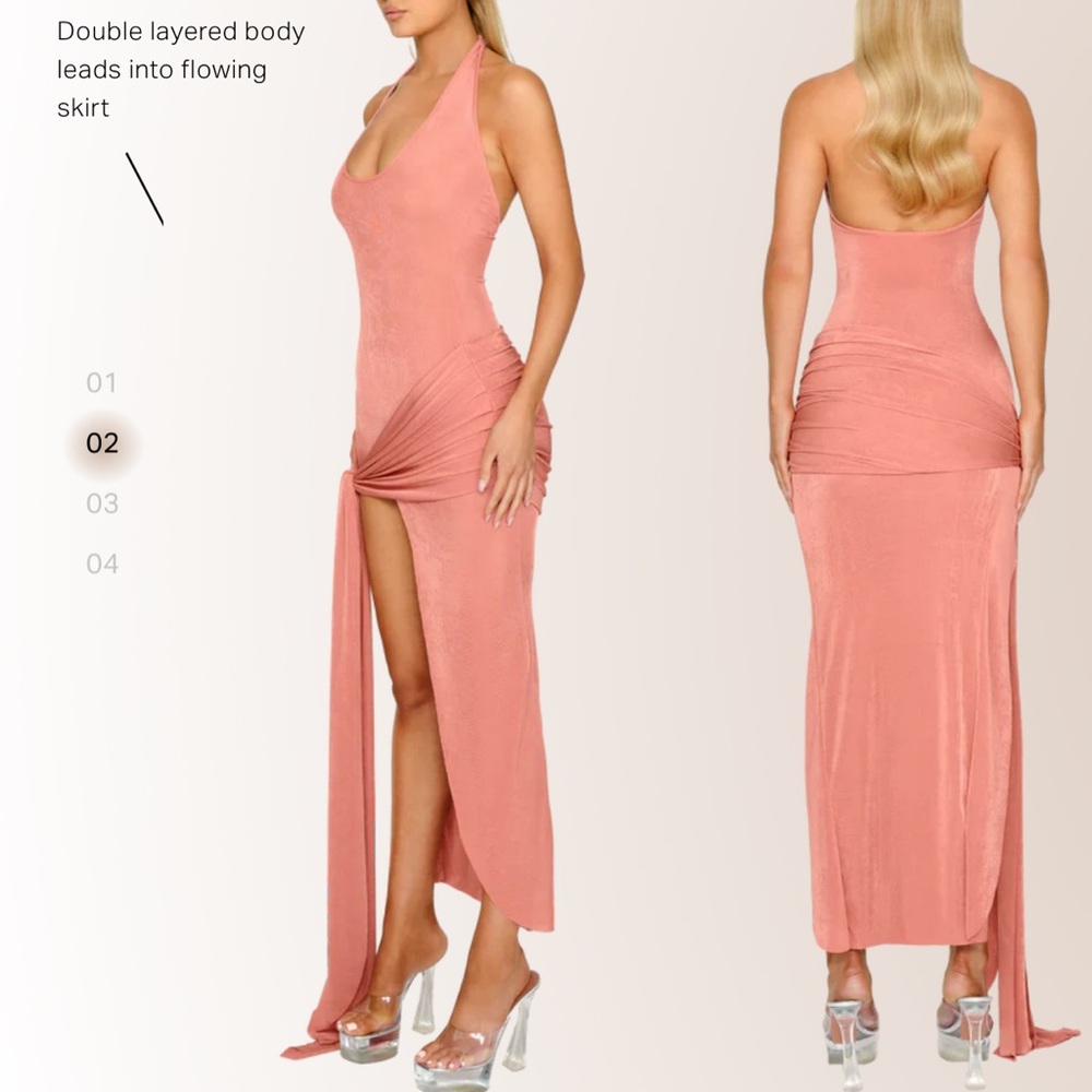 Elegant Pink Jaya Dress